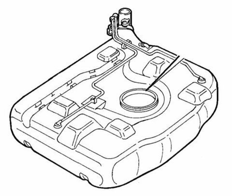 Palivová nádrž BENZIN