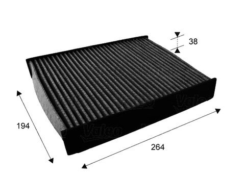 Filtr kabinový - uhlíkový VALEO PROTECT