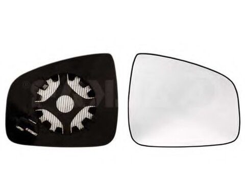 P sklo zrcátka s plastovým držákem - vyhřívané [07-]