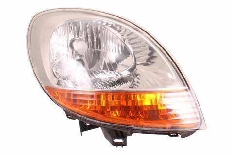 Pravé přední světlo H4 s oranžovým blikačem