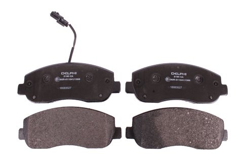 Sada předních brzdových destiček kotoučová brzda DELPHI