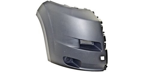 Roh předního nárazníku černý pravý P