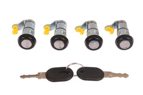 Sada zámků s klíči