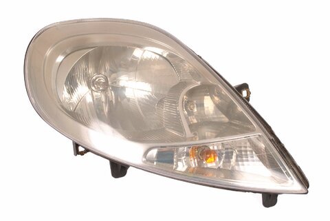 Pravé přední světlo H4 s čirým blikačem