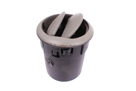 Difuzor palubní desky šedý