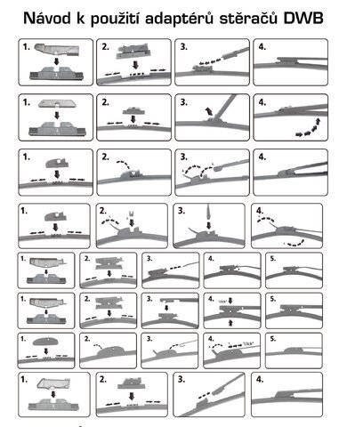 Plochý stěrač 500mm