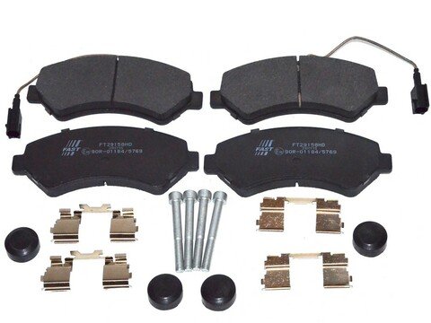 Brzdové destičky přední 2 senzory