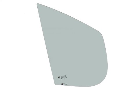 Pravé sklo předních dveří pevné