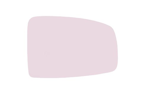 Sklo zpětného zrcátka pravé