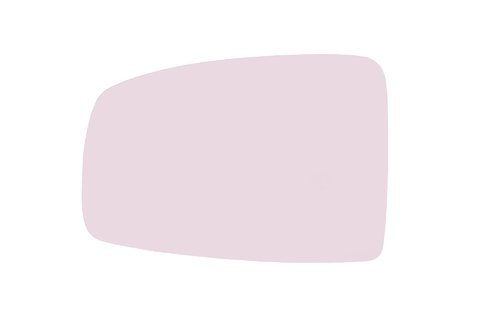 Sklo zpětného zrcátka levé