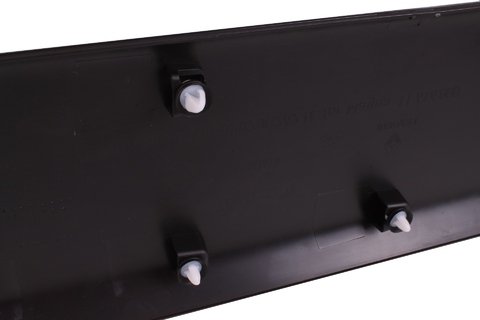 Levá plastová lišta bočních posuvných dveří krátký rozvor - černá