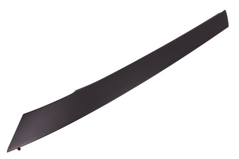 Levá plastová lišta pod přední boční okno - černá