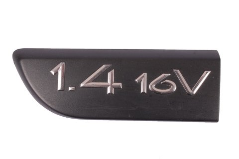 Nápis levé přední lišty dveří - 1.4 16V - čený