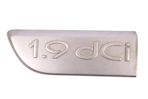 Nápis levé přední lišty dveří - 1.9 dCi - stříbrný