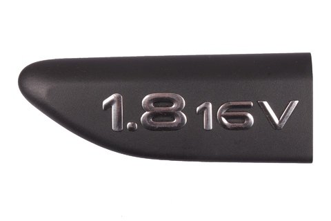 Nápis levé přední lišty dveří - 1.8 16V - černý