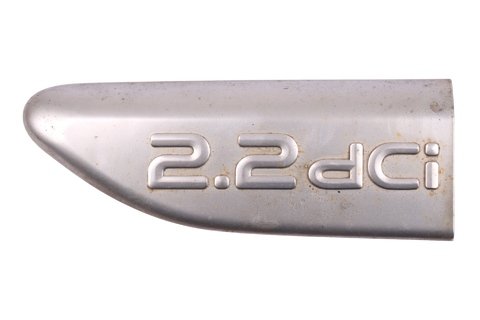 Nápis levé přední lišty dveří - 2.2 dCi - stříbrný