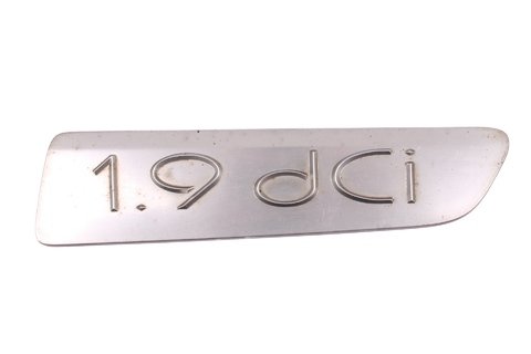 Nápis pravé přední lišty dveří - 1.9 dCi - stříbrný