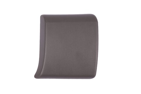 Levá plastová spodní lišta sloupku dveří - černá