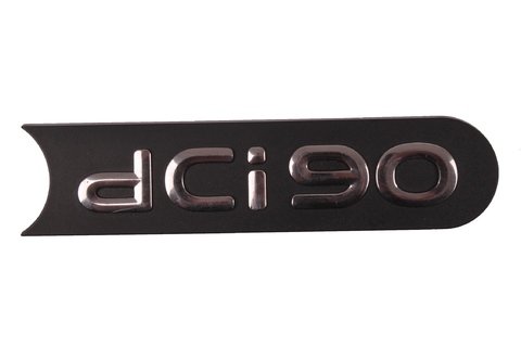 Nápis pravé přední lišty dveří - dCi 90 - černý