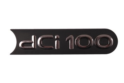 Nápis pravé přední lišty dveří - dCi 100 - černý