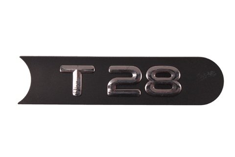 Nápis pravé přední lišty dveří - T 28 - černý