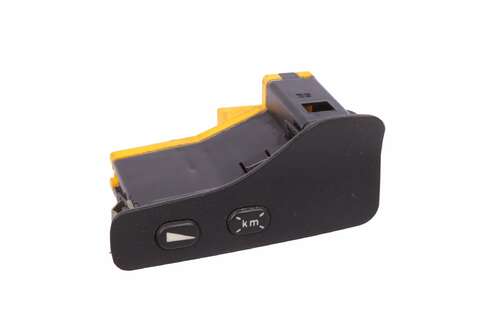 Panel tlačítek (regulace osvětlení interiéu + nulování km)