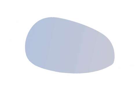 Sklo zpětného zrcátka levé vyhřívané EVO