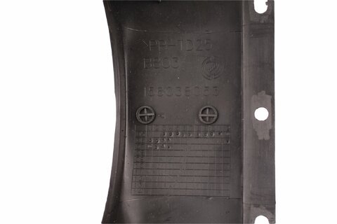 Spodní kryt nad volant černý