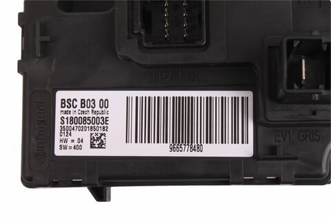 Jednotka BSC B03-00 tažného zařízení