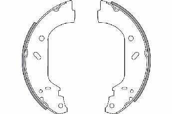 Brzdové čelisti zadní
