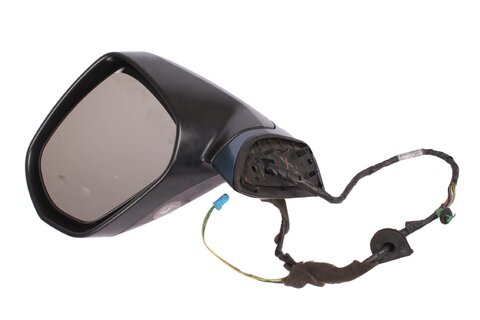 Zrcátko elektrické levé vyhřívané sklopné s blikačem a přísvitem (lakovací)