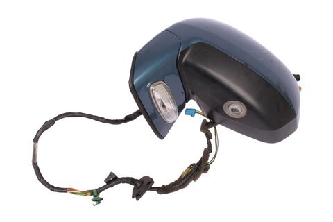 Zrcátko elektrické levé vyhřívané sklopné s blikačem a přísvitem (lakovací)