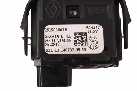 Ovládání naklápění světel a podsvícení interieru 251900567R