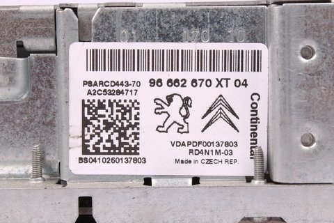 Autoradio s CD 96662670XT