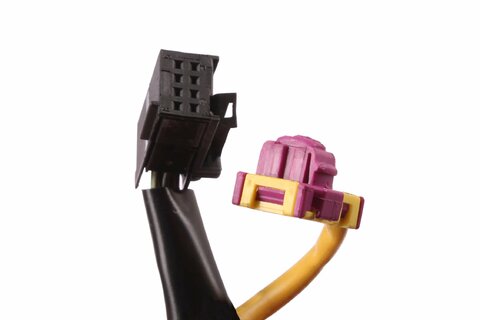 Volantový kroužek airbagu hnědý (2 konektory) 59001157