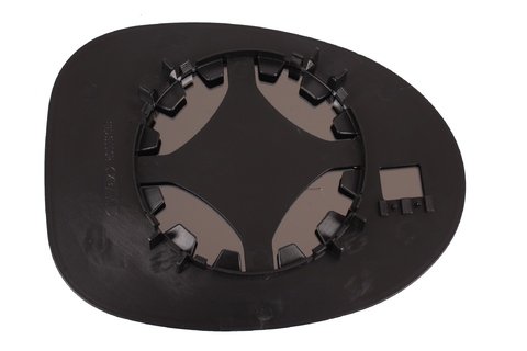 Levé sklo zpětného zrcátka s plast. držákem