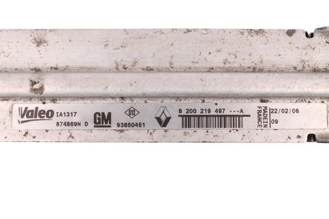 Intercooler - chladič vzduchu