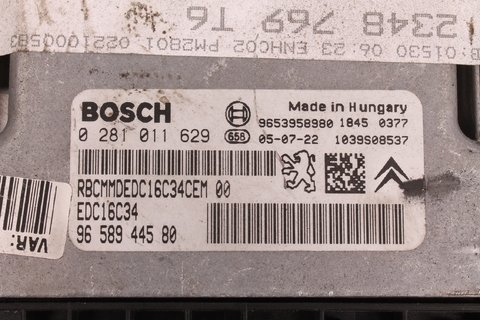 Řídící jednotka motoru 0281011629