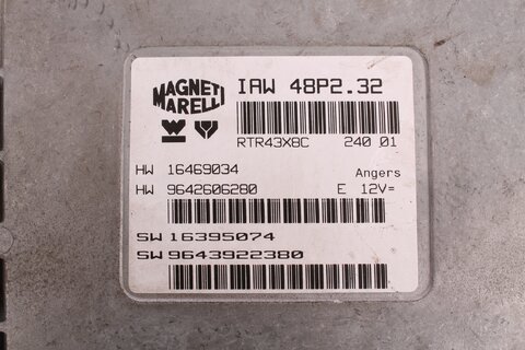 Řídící jednotka motoru 9642606280