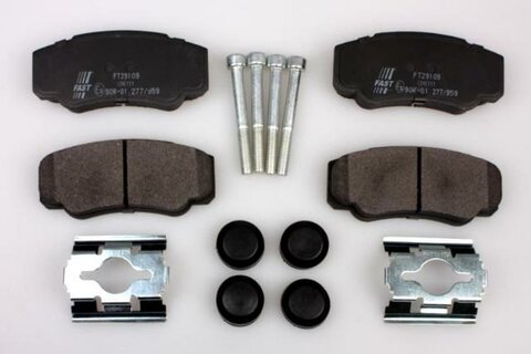 Brzdové destičky zadní