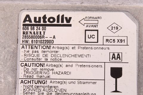 Jednotka airbagů - 285580006R