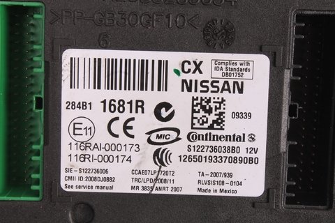 Jednotka BCM 284B11681R