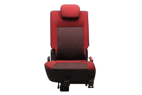 Sedačka zadní komplet červeno-černá (SEDTS-182/A)