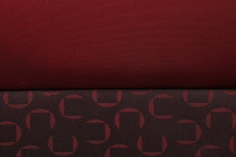 Sedačka zadní komplet červeno-černá (SEDTS-182/A)