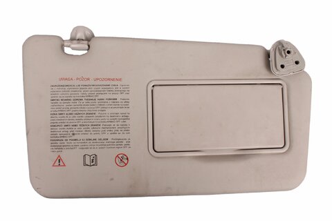 Pravá přední sluneční clona