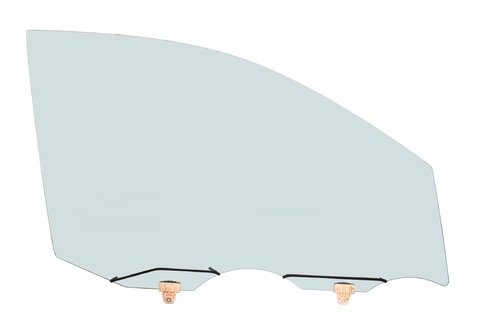 Pravé sklo předních dveří stahovací