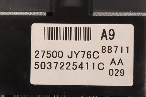 Ovládání topení a klimatizace 27500JY76C