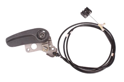 Pravá ovládací páčka zadního sedadla s lankem