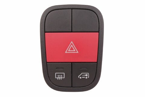 Panel tlačítek (varovná světla, výhřev zadního okna, centrální zamykání)