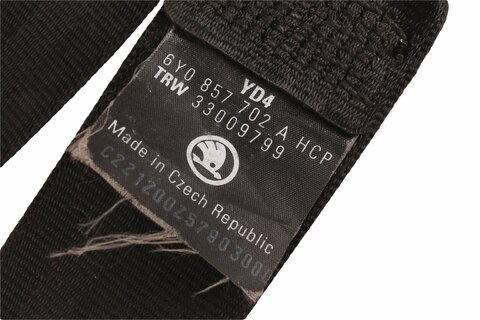 Bezpečnostní pás pravý přední černý 6Y0857702AHCP